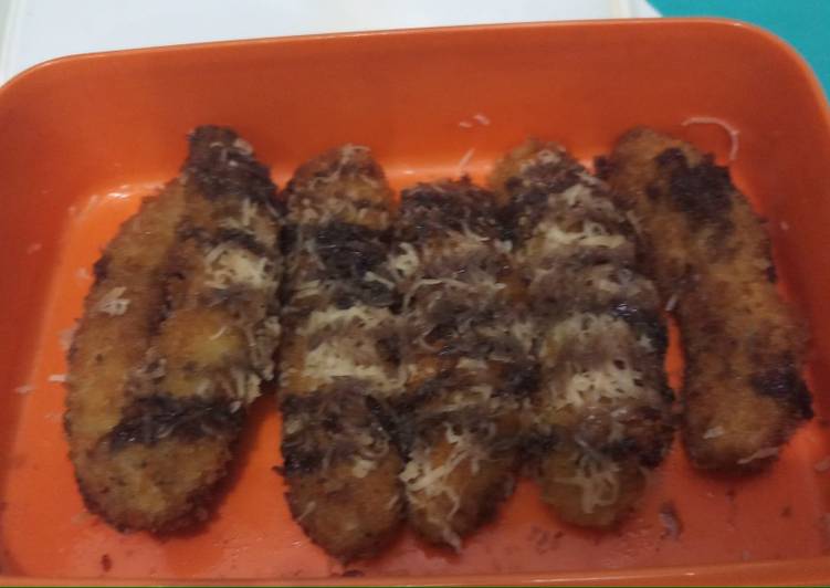 Pisang kremes (pisang nugget) cokelat keju mudah ga ribet