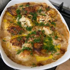 Shqmeruli - Georgian chicken with garlic 🧄 A picture of Shqmeruli - Georgian chicken with garlic 🧄.