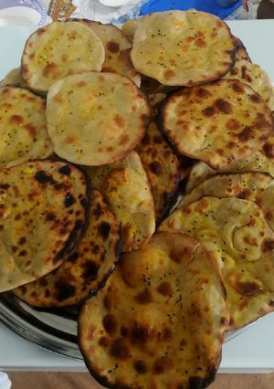 عکسی از دستور کولیره های سنتی با تنور
