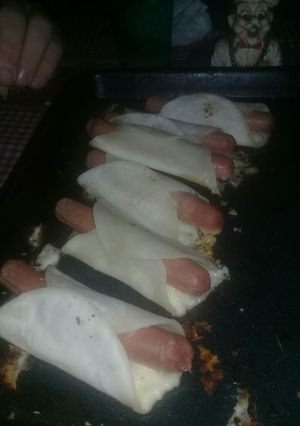 Una foto de Salchicha gratinada