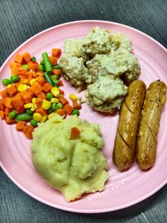 Foto resep Swedish meatball with mashed potato