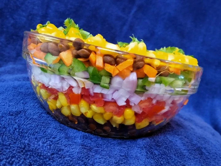 Easy Steps to Prepare Rainbow Salad the So Delicious So Delicious