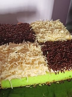 Foto resep Bolu Jadul Pandan Toping