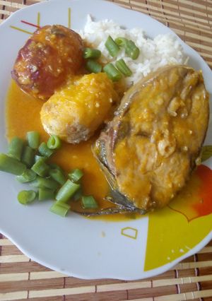 Una foto de Pescado al ají