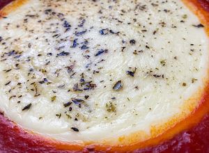 Foto principal de Provolone con tomate airfryer
