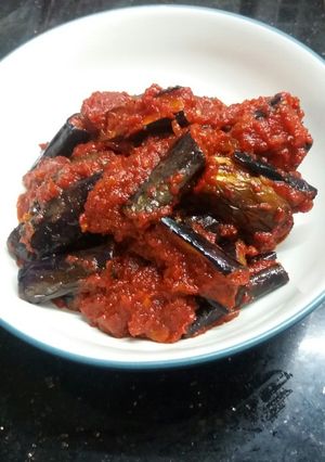 Foto resep Balado terong kisut pedas