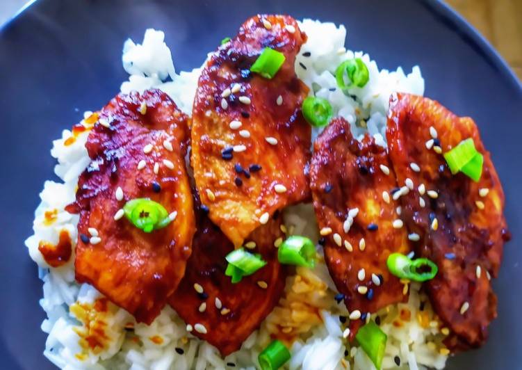 Langkah Mudah untuk Menyiapkan Miso glaze chicken yang Lezat