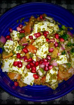 A picture of Chutney Paneer Salad.