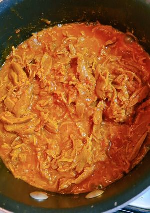Una foto de Cochinita Pibil, de Soya Texturizada