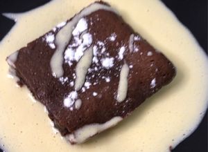 Une photo de Fondant au chocolat et sa crème anglaise cook expert magimix