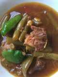 Asem- asem,daging,buncis,segar,pedes manis,asem,,praktis,