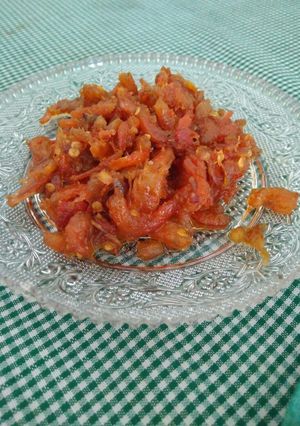 Foto resep Ebi tumis pedas