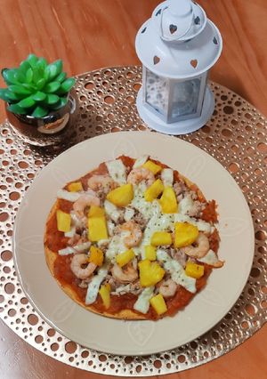 Foto de Pizza caseira versão saudavel