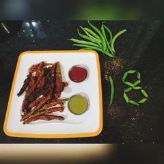 A picture of Crispy french beans.