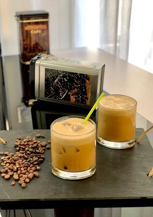Une photo de Frappuccino glacé