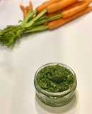 Carrot top pesto
