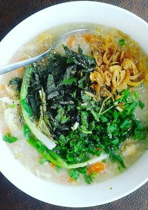 Hình của món Cháo gà.