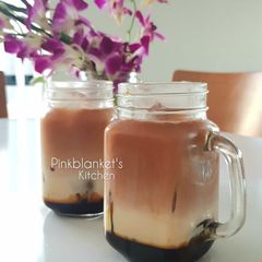 A picture of 3 Layers Tea or Teh 'C' Peng.