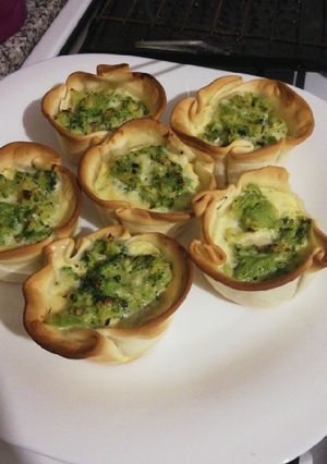 Una foto de Canastitas de brócoli