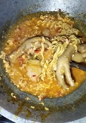 Foto resep Seblak ceker ala mama Al 😉