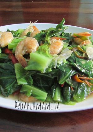 Foto resep Tumis triwis udang