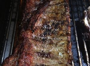 Una foto de Costilla de cerdo a la parrilla