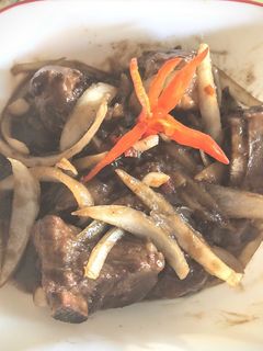 A picture of Sweet and Sour Pork Ribs.