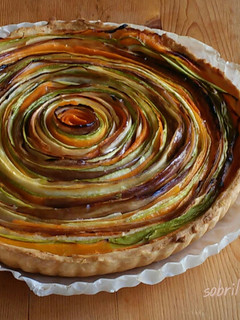 Una foto de Tarta Espiral de Verduras