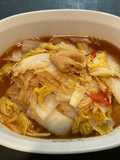 Tomato and Napa Cabbage with Tofu Skin Rolls (Vegetarian)