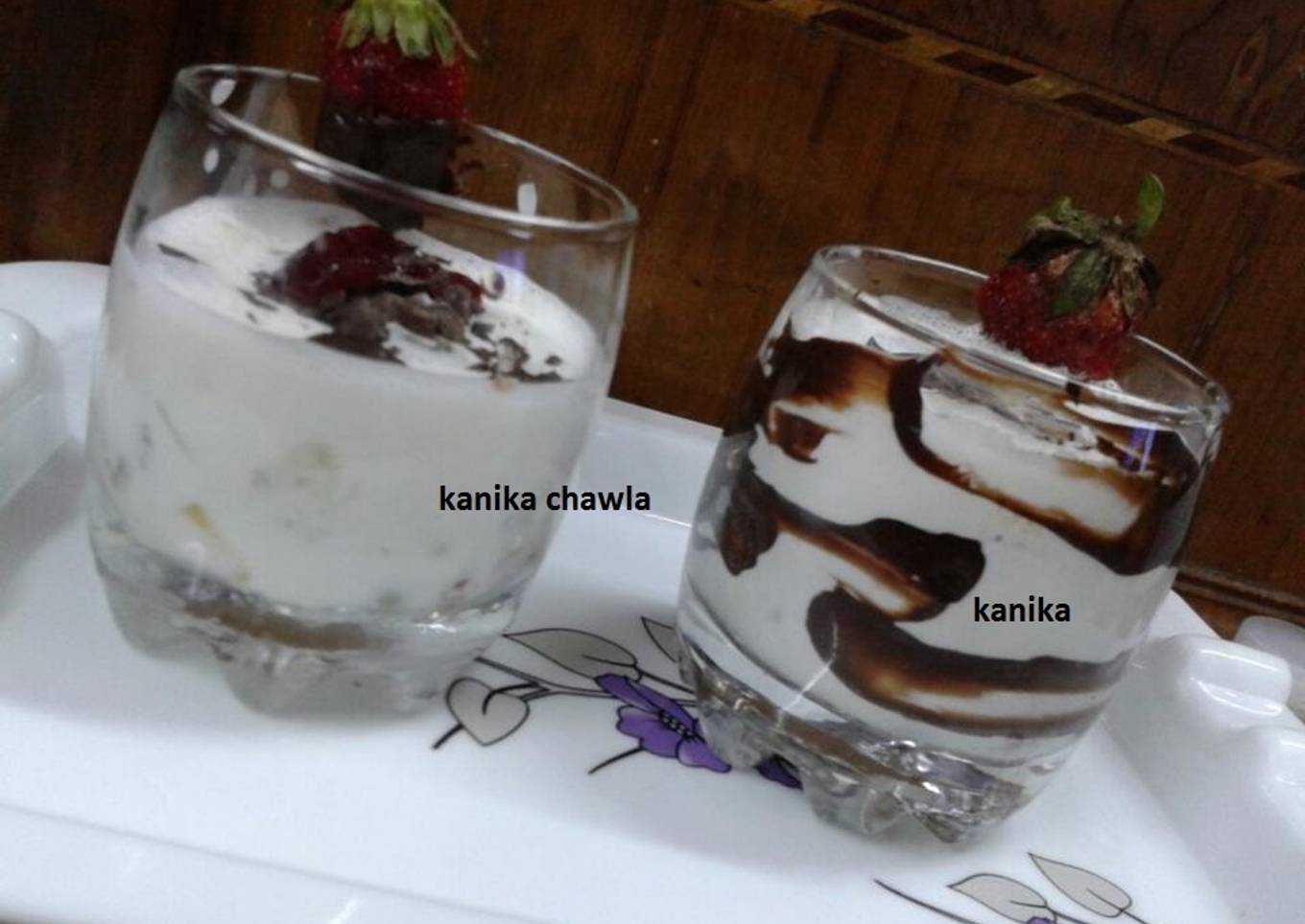 Fruit custard