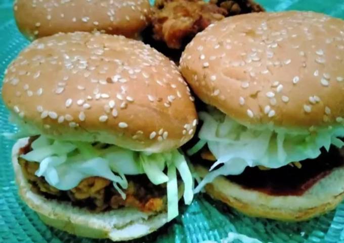 Easiest Way to Prepare Perfect Zinger burger recipe