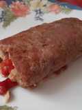 Rollo de carne picada hecho en airfryer