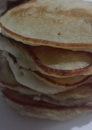 Una foto de Hot cakes de banana