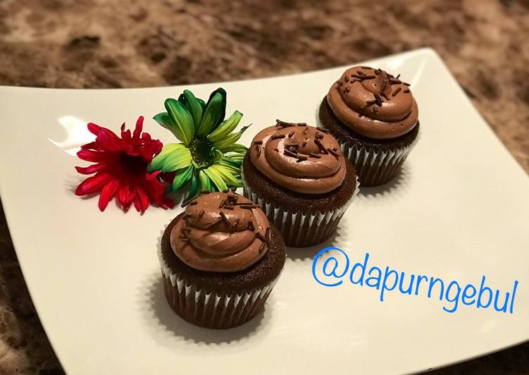 Resep All chocolate cupcake | Bagaimana Membuat All chocolate cupcake yang Bikin Ngiler