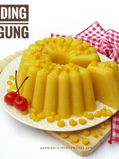 Foto resep Puding jagung