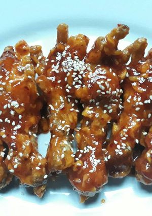 Foto resep Ceker crispy saus ala korea