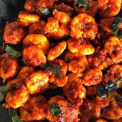 A picture of Prawn Roast.
