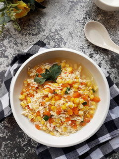 Foto resep Sup jagung Wortel telur