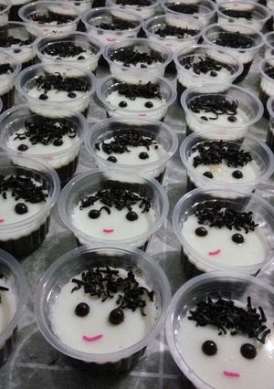 Foto resep Puding coklat vla