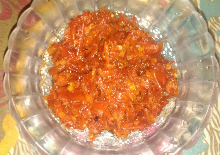 Sambal merah ala padang