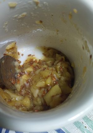 Una foto de Mermelada de manzana sin azúcar
