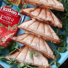 A picture of Mix veg toast.