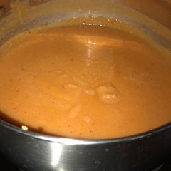 A picture of Vegan Roasted Red Pepper Soup.