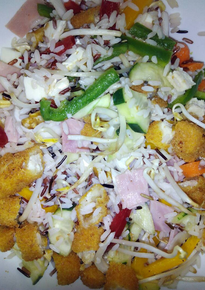 Una foto de Ensalada multiarroces