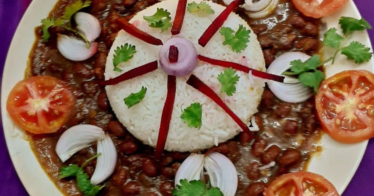 Veg Roti Rajmah Rajma Recipe by Dipti Mehrotra - Cookpad