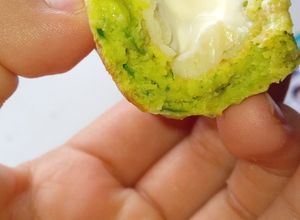 Una foto de Panquecitos de zapallito verde