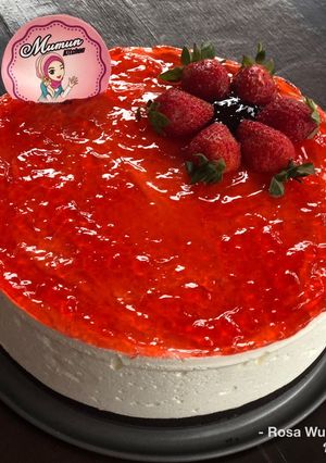Foto resep Cream cheese strawberry simple ala mumun