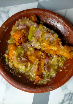 Foto resep Ayam Bumbu Kunyit Cabe Ijo