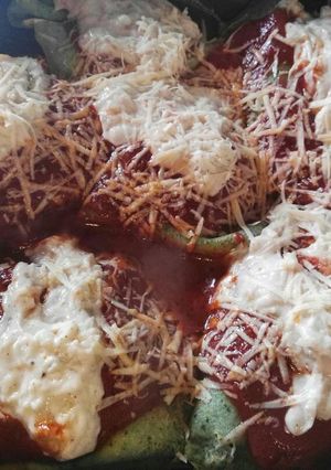Foto principal de Crepes verdes vegetarianos