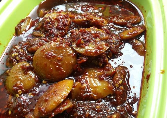 Semur jengkol pedas